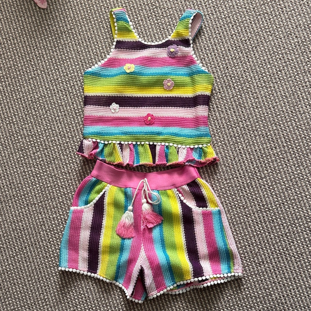 Hannah Banana Multicolor Knit Ensemble